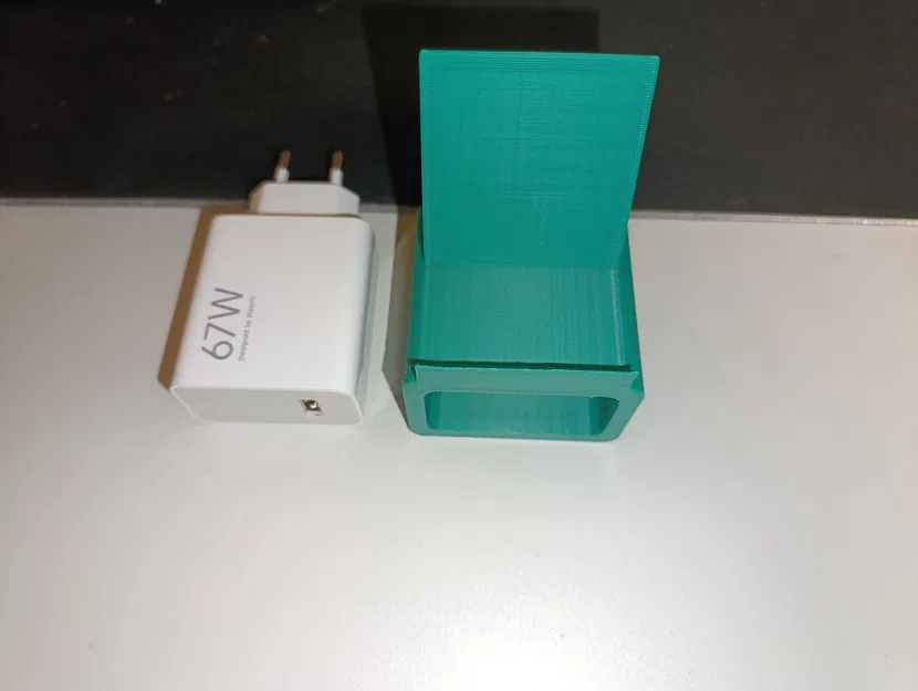 Giá đỡ củ sạc kiêm kệ điện thoại thông minh in 3D gọn gàng - Image 3