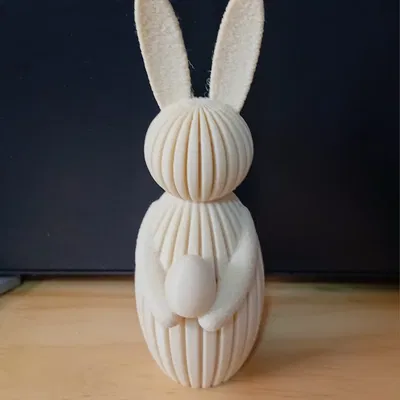 Chú thỏ và trứng Phục sinh phong cách tối giản