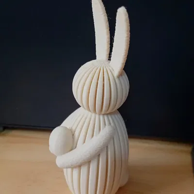 Chú thỏ và trứng Phục sinh phong cách tối giản