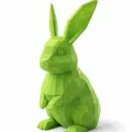 Mô hình Thỏ Low Poly – Đồ trang trí hình học tinh tế - Thumbnail 2