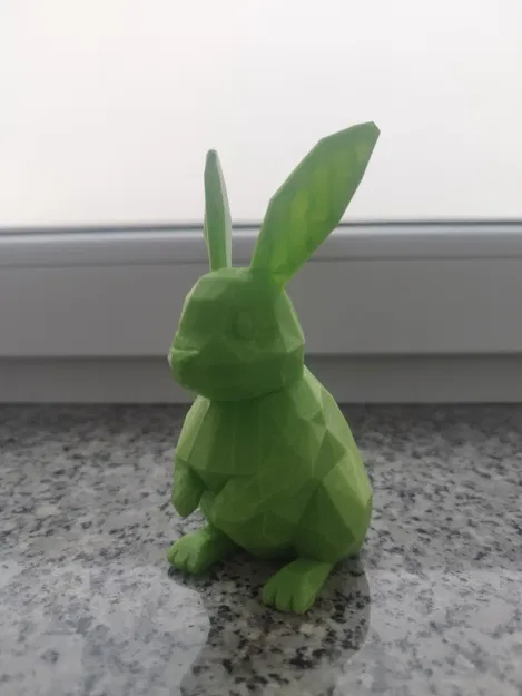 Mô hình Thỏ Low Poly – Đồ trang trí hình học tinh tế - Image 3