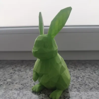 Mô hình Thỏ Low Poly – Đồ trang trí hình học tinh tế