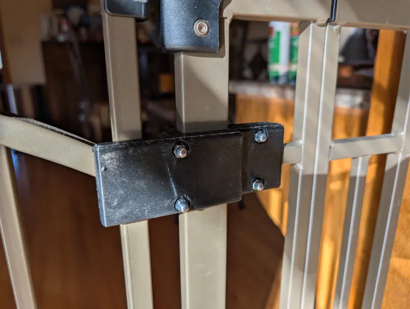 Cục chặn cổng kim loại - Chặn trẻ em - Chặn thú cưng - Image 1