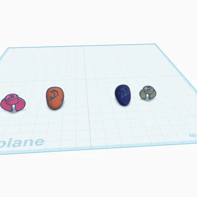 Bộ logo Printables trang trí cho máy in 3D Carbon 13 F và M