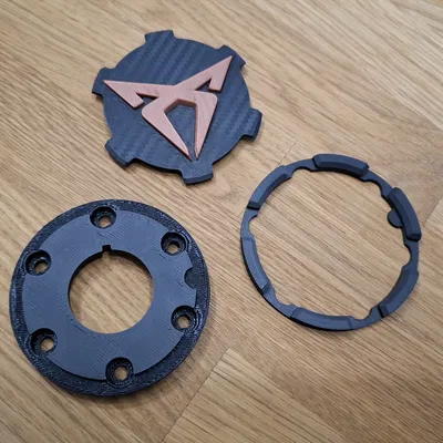 Nắp chụp trung tâm vô lăng Logitech G29 / G920 với logo Cupra