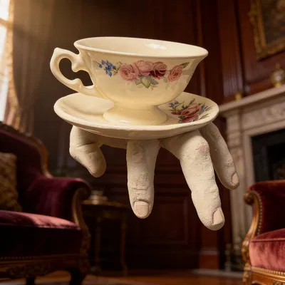 Mô hình Enchanted Tea Cup: Bàn tay ma thuật độc đáo cho ngôi nhà bạn
