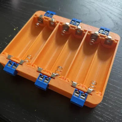 Hộp kiểm tra pin AA tùy chỉnh với cọc đấu dây bắt vít