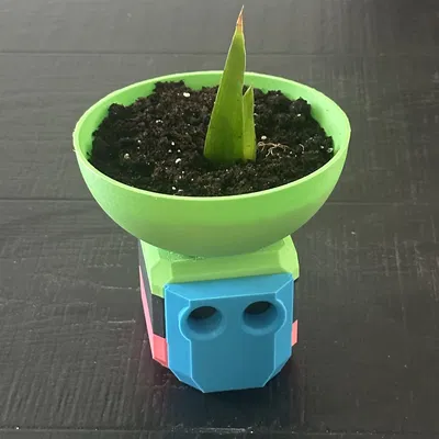 Chậu Cây Nhỏ Trang Trí Cho Robot Otto - Phụ Kiện In 3D Độc Đáo