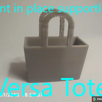 Mini Versa Tote – Mẫu túi xách 3D hiện đại với quai cầm cố định