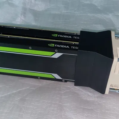 Ngàm gắn quạt 60mm cho cặp card Nvidia Tesla P4