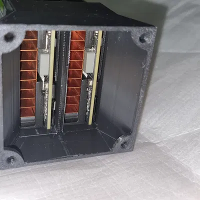 Ngàm gắn quạt 60mm cho cặp card Nvidia Tesla P4