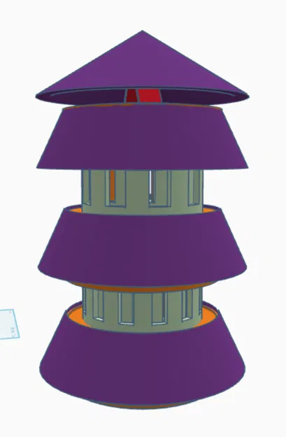 Mô hình còi báo động Fedelcode Mach 3 Dual Rotor - Tự in 3D - Image 1