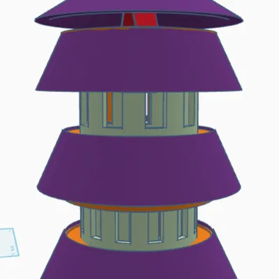 Mô hình còi báo động Fedelcode Mach 3 Dual Rotor - Tự in 3D