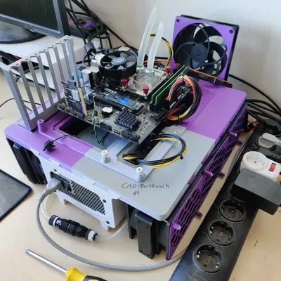 CMD-Testbench (v1.1) - Khung Testbench PC nhỏ gọn hỗ trợ tản nhiệt nước 360mm