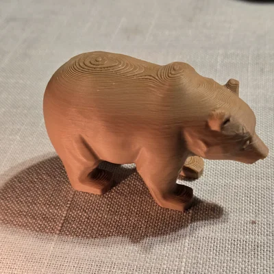 Tượng Gấu Gradient Độc Đáo