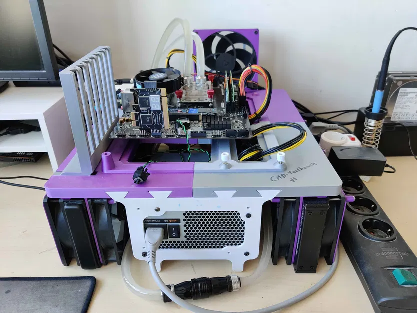 CMD-Testbench (v1.1) - Khung Testbench PC nhỏ gọn hỗ trợ tản nhiệt nước 360mm - Image 2