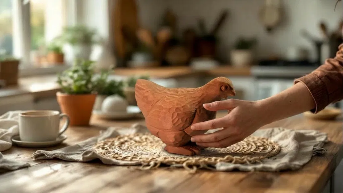 Tượng Gà Mái - Hen Figure - Image 1