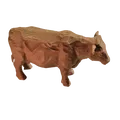 Mô hình chú bò chạm khắc (Carved Cow) - Thumbnail 3