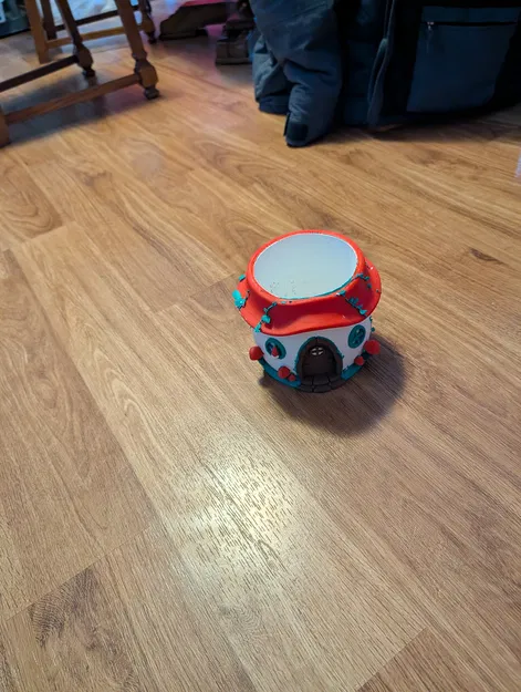 Chậu cây trang trí hình ngôi nhà nấm độc đáo in 3D - Image 2