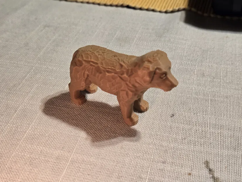 Chú Chó - Phong Cách Chạm Khắc Gỗ - Image 3