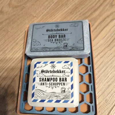 Khay đựng xà phòng và dầu gội dạng bánh thông minh (Seifenschale)