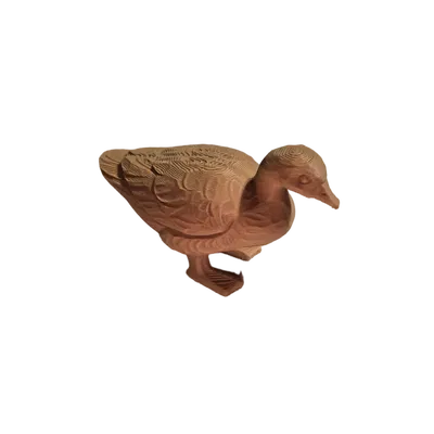 Mô hình chú vịt gỗ 3D (Wood Duck) trang trí xinh xắn cho bàn làm việc