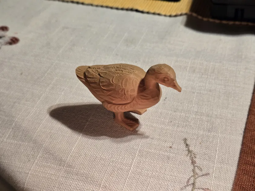 Mô hình chú vịt gỗ 3D (Wood Duck) trang trí xinh xắn cho bàn làm việc - Image 3