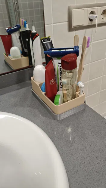 Bộ khay đựng đồ vệ sinh cá nhân và dụng cụ cạo râu - Image 1