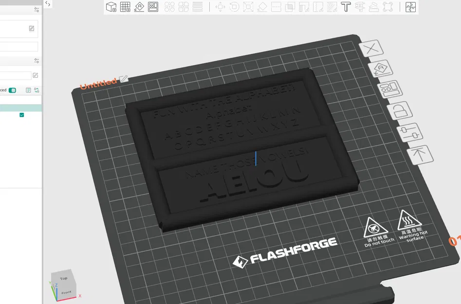 Bảng học chữ cái Alphabet Learning Tool cho bé học tiếng Anh - Image 1