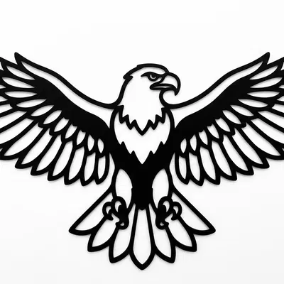 Mô hình trang trí tường hình đại bàng (Eagle wall decoration) 3D