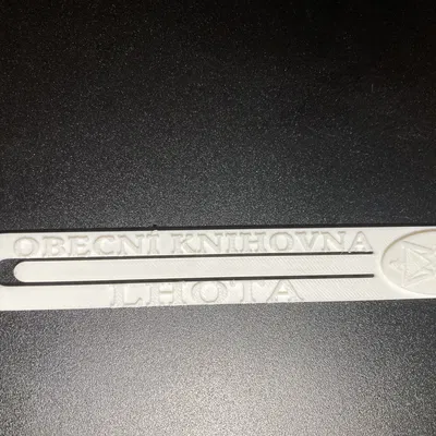 Kẹp Sách Thư Viện Lhota In 3D Đẹp Mắt