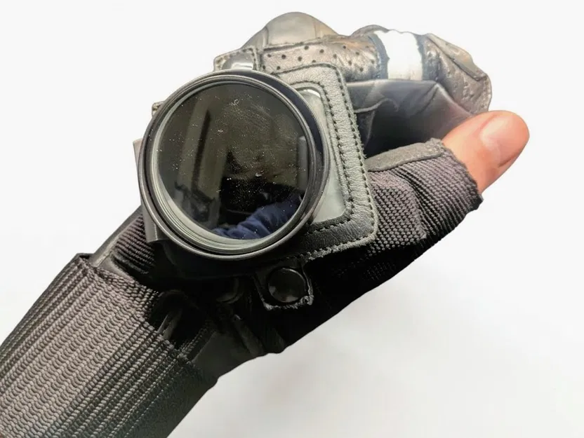 Ngàm gắn gương chiếu hậu 3D cho găng tay e-RIDES tiện lợi - Image 1