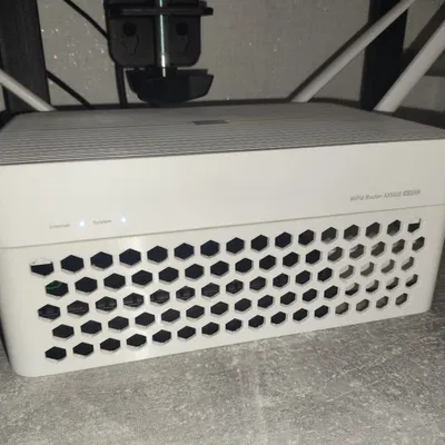 Chân đế 3D cho Router Xiaomi AX5400 giúp giấu gọn pin và UPS