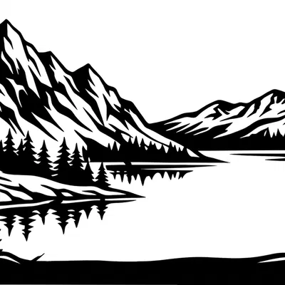 Mô hình tranh treo tường phong cảnh núi rừng 3D độc đáo