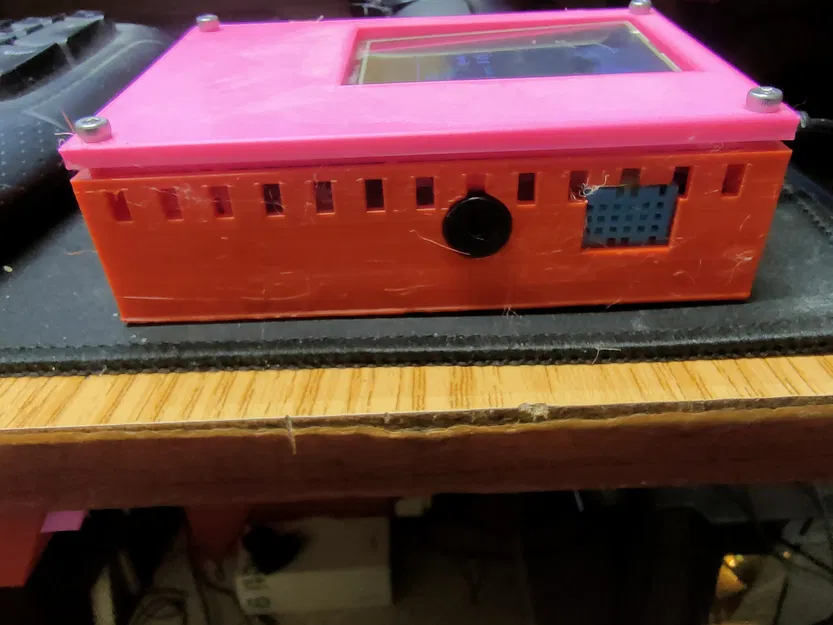 Vỏ hộp Parametric cho đồng hồ thông minh (Arduino Mega + TFT + RTC + DHT11) - Image 1