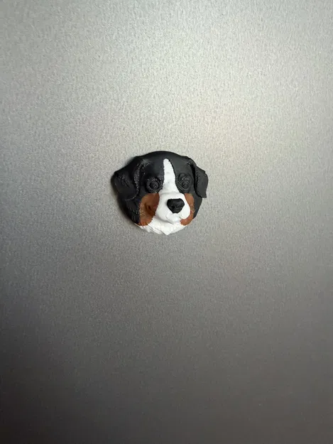 Nam châm tủ lạnh hình đầu chó Bernese Mountain Dog - Image 3