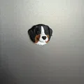 Nam châm tủ lạnh hình đầu chó Bernese Mountain Dog - Thumbnail 3