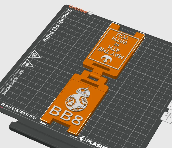 Mô hình 3D kỷ niệm Star Wars BB8 cực chất cho fan - Image 1