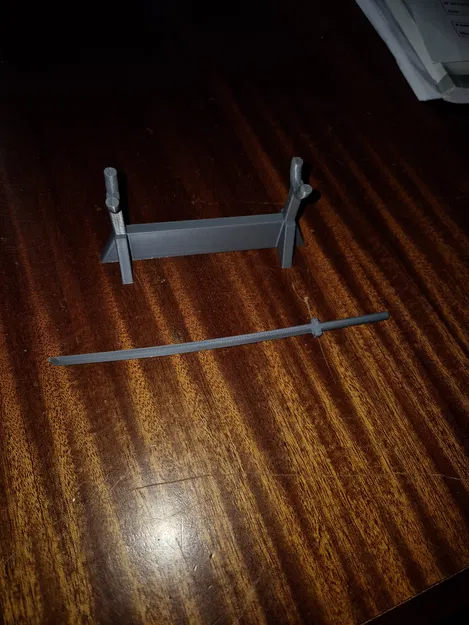 Mô hình kiếm Katana mini và kệ trưng bày - File in 3D độc đáo - Image 2