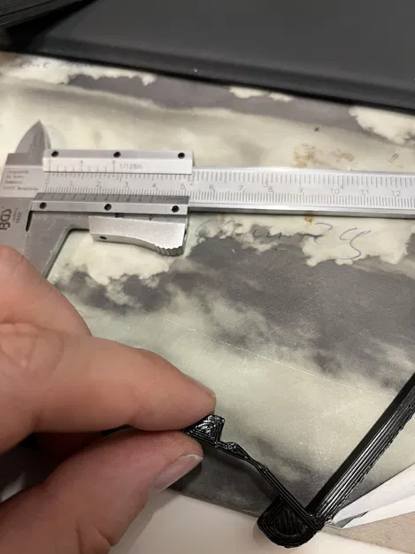 Ngàm giữ tam giác cảnh báo cho xe Opel Astra H (In 3D) - Image 3