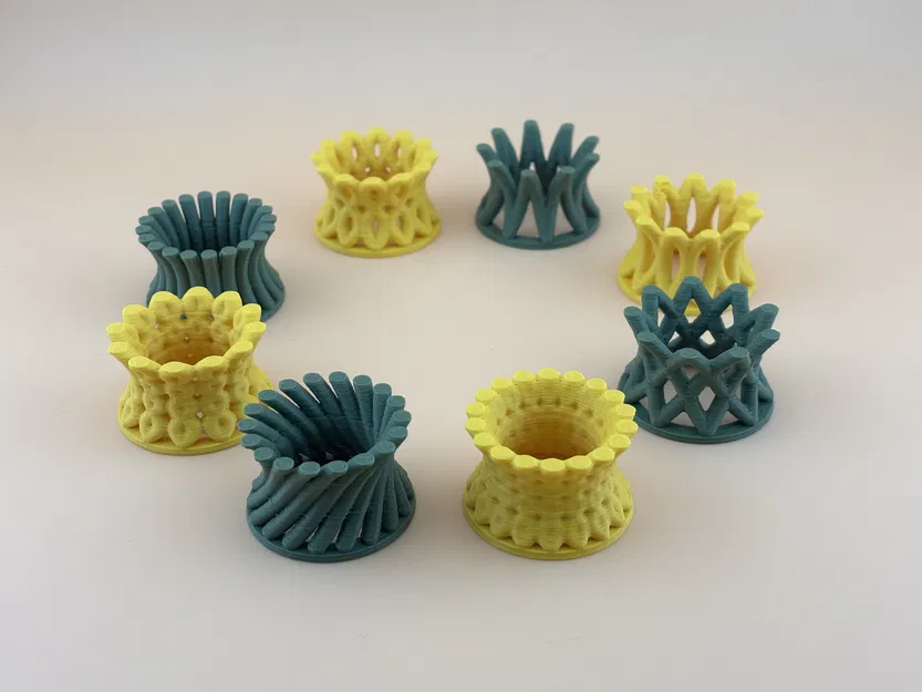 Bộ Đế Giữ Trứng Phục Sinh hoặc Bóng Hình Vương Miện Hình Học - Nhiều Kiểu Họa Tiết - Image 3