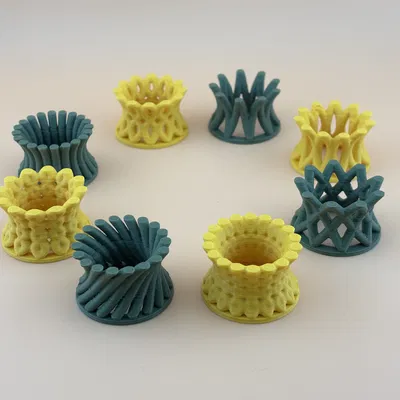 Bộ Đế Giữ Trứng Phục Sinh hoặc Bóng Hình Vương Miện Hình Học - Nhiều Kiểu Họa Tiết