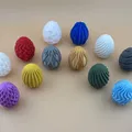 Bộ Trứng Phục Sinh Hình Học - Họa Tiết Xoắn Ốc, Sóng Lượn, Lattice Hiện Đại - Thumbnail 2