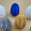 Bộ Trứng Phục Sinh Hình Học - Họa Tiết Xoắn Ốc, Sóng Lượn, Lattice Hiện Đại - Thumbnail 5