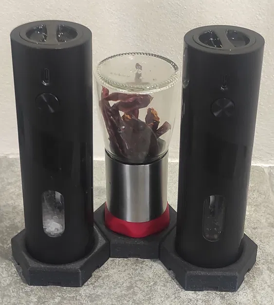 Bộ đế in 3D cố định lọ gia vị và máy xay tiêu tiện lợi - Image 1