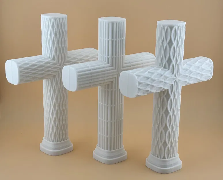 Bộ Thánh Giá Phục Sinh Có Họa Tiết - Thiết Kế Hình Học Hiện Đại - Image 1
