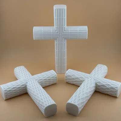 Bộ Thánh Giá Phục Sinh Có Họa Tiết - Thiết Kế Hình Học Hiện Đại