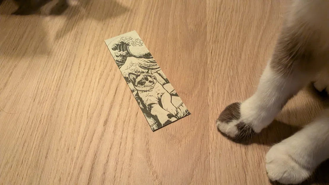 Bookmark chú mèo "Sóng lừng Kanagawa" - Image 2