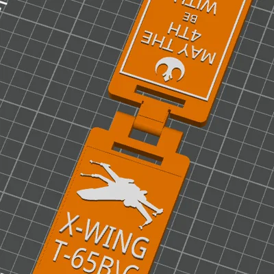 Mô hình 3D X-Wing T-65B trang trí Star Wars May the 4th