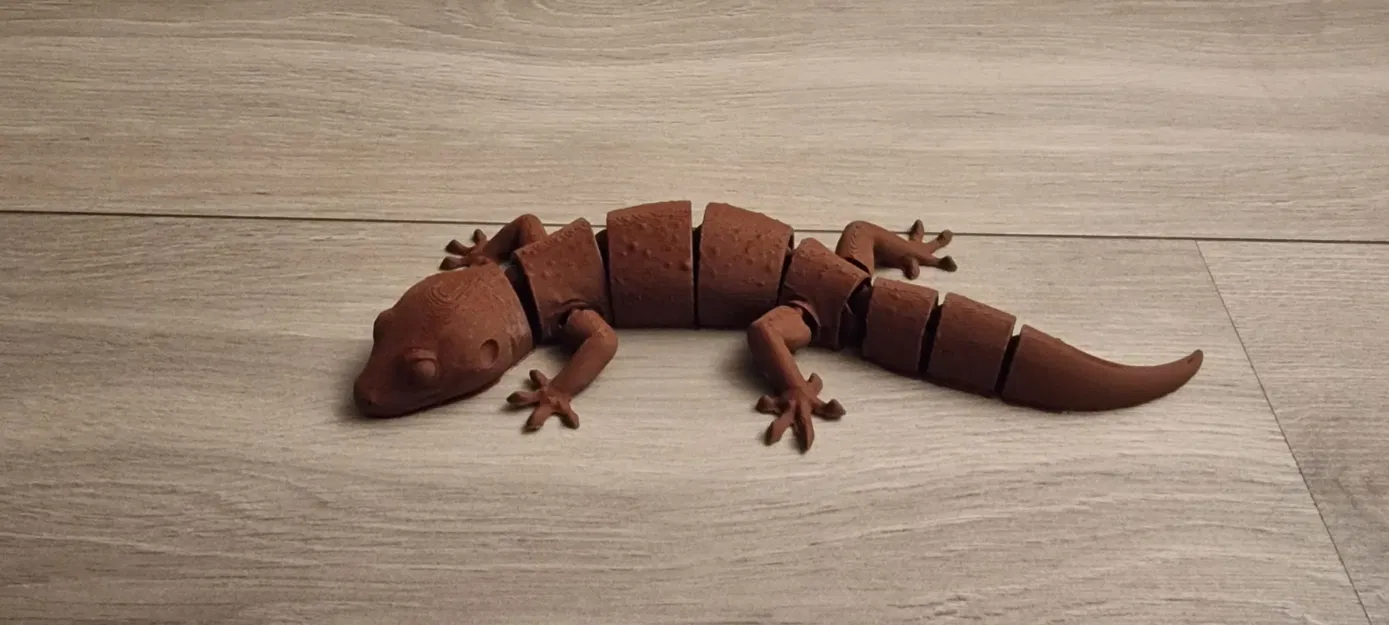 Mô hình tắc kè Gecko in liền khối (print-in-place) linh hoạt - Image 2